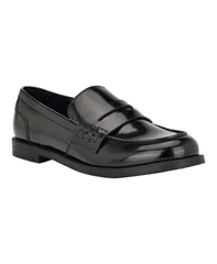 カルバンクライン レディース シューズ スリッポン・ローファー ローファー Calvin Klein Womens Farrel SlipOn Penny Loafers Black ブラックのサムネイル