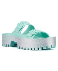 yello SONGE PLATFORM TONGS SANDALS - メルカリ