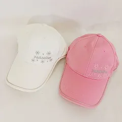 パラディーゾ Paradiso ゴルフ 帽子 キャップ 2個セット ピンク ホワイト 白 F