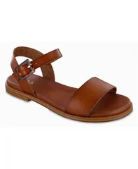 ミア レディース シューズ サンダル MIA Womens Peyton Round Toe Flat Sandals Cognacのサムネイル
