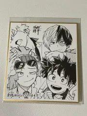 僕のヒーローアカデミア ヒロアカ ワールドヒーローズミッション 原画 ビジュアル色紙 出品