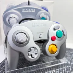 【フルメンテナンス】GC ゲームキューブ コントローラー シルバー 中期 化粧箱つき a