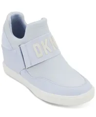 ダナ キャラン ニューヨーク レディース シューズ スニーカー ロゴ DKNY Womens Cosmos SlipOn Logo Wedge Sneakers Lavender ラベンダーのサムネイル