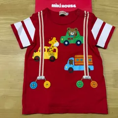 ミキハウスだまし絵Tシャツ◎極美品◎サイズ90