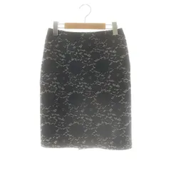 ナチュラルビューティーベーシック NATURAL BEAUTY BASIC タイトスカート レース ミニ M ネイビー /HK ■OS ■GY39 ■AX