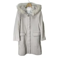 プロポーション ボディドレッシング PROPORTION BODY DRESSING 2WAYファーフードコート ノーカラーコート ロング丈 1 S アイスグレー 121-8252003 レディース