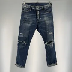 【中古】DSQUARED2 ダメージデニムパンツ サイズ46 71LB029030309 ブルー ディースクエアード[19]