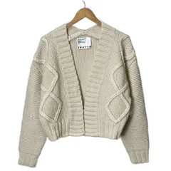 フレイアイディー FRAY I.D ウール混ケーブルニットカーディガン 長袖 F アイボリー FWNT194039 レディース