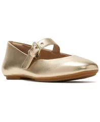 フィットフロップ レディース シューズ スリッポン・ローファー FitFlop Womens Delicato Mary JaneslipOn Ballet Flats Platinoのサムネイル