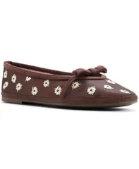 アルド レディース シューズ スリッポン・ローファー ALDO Womens Aurabella SlipOn Ballerina Flats Brown Mesh ブラウンのサムネイル