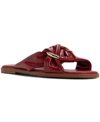 アルド レディース シューズ スリッポン・ローファー サンダル ALDO Womens Isolde SlipOn Flat Sandalsmooth Medium Orange オレンジのサムネイル
