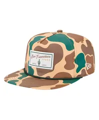 ニューエラ メンズ アクセサリー 帽子 New Era Mens Camo San Francisco 49ers Duck Rope 19TWENTY Adjustable Hat Camo