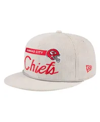 ニューエラ メンズ アクセサリー 帽子 コーデュロイ New Era Mens Gray Kansas City Chiefs Cord Rope Corduroy 9FIFTY Snapback Hat Gray グレー