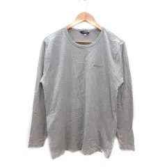 ケイパ Kaepa Tシャツ カットソー クルーネック ワンポイント 長袖 L グレー /MS