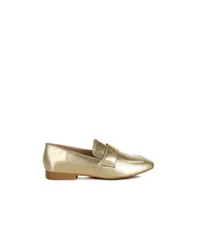 ロンドンラグ レディース シューズ パンプス ローファー ヒール London Rag Womens Bellagio Flat Heeloafers Gold ゴールド