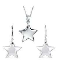 ブリング レディース アクセサリー ネックレス・チョーカー・ペンダントトップ Bling Jewelry Initial American Patrioticelestial Rock Star Jewelry Set Puff Star Dangle Pen