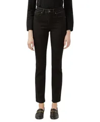 シルバー ジーンズ レディース ボトムス デニムパンツ Silver Jeans Co Womens Avery High Rise Curvy Fit Straight Jeans Black ブラのサムネイル