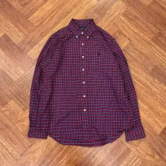 L(105) ポロラルフローレン スモールチェック柄 シャツ