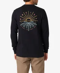オニール メンズ アウター パーカー・スウェット シャツ ONeill Mens Timeout Crew Sweatshirt Black ブラックのサムネイル