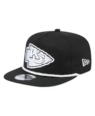 ニューエラ メンズ アクセサリー 帽子 New Era Mens Blackansas City Chiefs BDub Golfer Snapback Hat Black ブラック
