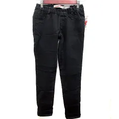 ザラ ZARA パンツ デニム ジーンズ ストレート ロング 24 黒 ブラック /RT 