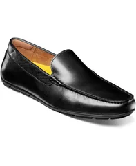 フローシャイム メンズ シューズ スリッポン・ローファー Florsheimens Motor Moc Toe Venetian Driver Loafer Black ブラック