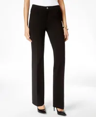 アンクライン レディース ボトムス カジュアルパンツ プチ Anne Klein Petite MidRise Pants Black ブラック