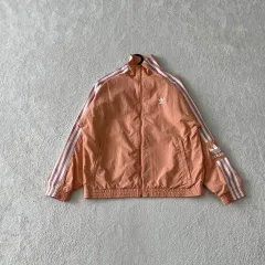 M adidas アディダス レディース ロックアップ トラックジャージ コーラル ウィンドブレーカー ジャケット