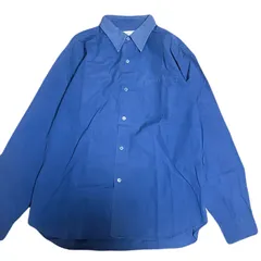 アニエスベー　シャツ　4 ブルー　長袖　日本製　XLサイズ相当