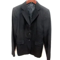コムサイズム COMME CA ISM ジャケット テーラード 総裏地 ウール M 黒 ブラック /RT