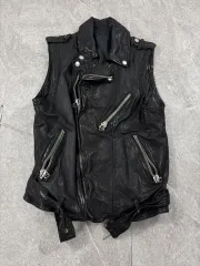 ヴィンテージ シープ レザー ベスト ジャケット