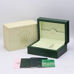 超貴重ロレックス 空箱 内箱 メンズ チェリーニ ドレス グリーン 緑