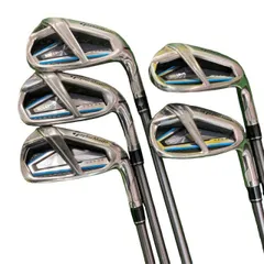 【中古】 テーラーメイド SIM MAX・OS  5S アイアンセット IR TENSEI BLUE TM60(IR) (フレックスS) メンズ 男性用 右利き 右用 Cランク ゴルフクラブ