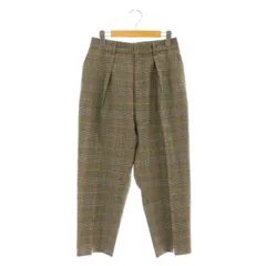 スピック&スパン Spick&Span グレンチェック テーパードパンツ タック 38 マルチカラー /DF ■OS