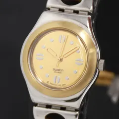 QZ スウォッチ アイロニー ゴールド文字盤 レディース腕時計 2000000 NSK KRK