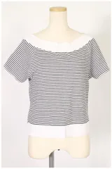 スローブ イエナ SLOBE IENA  14SS ボーダー トップス /au0531 ■PN