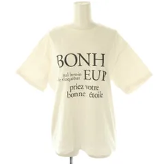 ジャスグリッティー JUSGLITTY 23SS プリント Tシャツ 半袖 2 ホワイト /HK ■OS