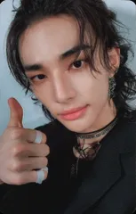 Stray Kids Hyunjin GIANT 初回限定盤A トレーディングカード A/黒