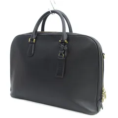 HERGOPOCH / エルゴポック ◆ブリーフケース/Kingly/KG-BF/レザー/ブラック 【バッグ/バック/BAG/鞄/カバン】 メンズファッション【中古】 のサムネイル