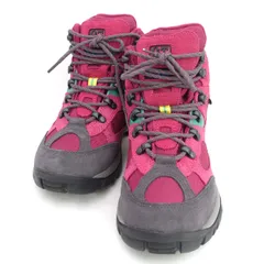 G.T. Hawkins ◆トレッキングブーツ/スエード/レッド×グレー/22.5cm HW90023 【レディース/ガールズ/LADY/女性/婦人】【靴/クツ/シューズ/SHOES】 レディースファッション【中古】 