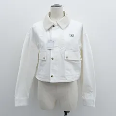 NICE CLAUP / ナイスクラップ ◆オーバーサイズジャケット/ホワイト/フリーサイズ/タグ付き 0151070120 【レディース/ガールズ/LADY/女性/婦人】 レディースファッション【中古】 のサムネイル