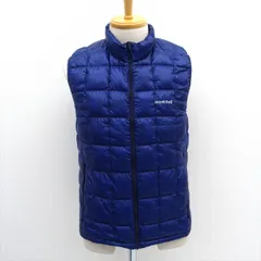 mont-bell / モンベル ◆ダウンベスト/EXライト/ブルー/サイズM  1101476 【メンズ/MEN/男性/ボーイズ/紳士】 メンズファッション【中古】 