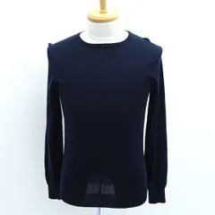 DUNHILL / ダンヒル ◆ニット/ウール/無地/ネイビー/サイズXS 【メンズ/MEN/男性/ボーイズ/紳士】 メンズファッション【中古】 のサムネイル