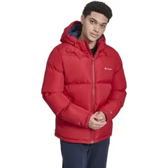 チャンピオン メンズ アウター ジャケット・ブルゾン Mens Champion Hooded Puffer Jacket Chili Pepper