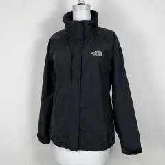 THE NORTH FACE/ブラック ウィンドブレーカー ジャケット アウター レディース Lサイズ 90/ラデン