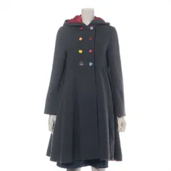 Dolce & Gabbana ドルチェ&ガッバーナ ハート・フラワーボタン ウール × ポリエステル ロングコート キッズ 11/12 144-156 cm L53C12/FUM4O グレー ハンガリー製のサムネイル