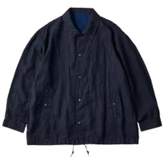 PORTER CLASSIC ポータークラシック FARMER’S LINEN COACH JACKET NAVY リネン コーチジャケットのサムネイル