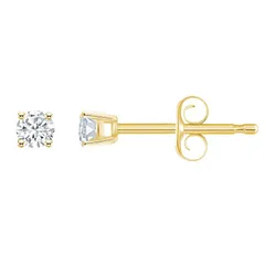 Celebration Gems レディース アクセサリー ピアス・イヤリング Celebration Gems 14k Gold 110 CaratW Diamond Round Stud Earrings 14k Gold ゴールド