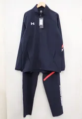 ★5745☆UNDER ARMOUR アンダーアーマー ウーブン フルジップ ジャケット ウーブン パンツ 上下セット　未使用美品　XL