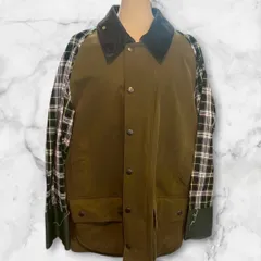 【良品】メゾンマルジェラ Maison Margiela カーキ 切替ジャケット 46のサムネイル
